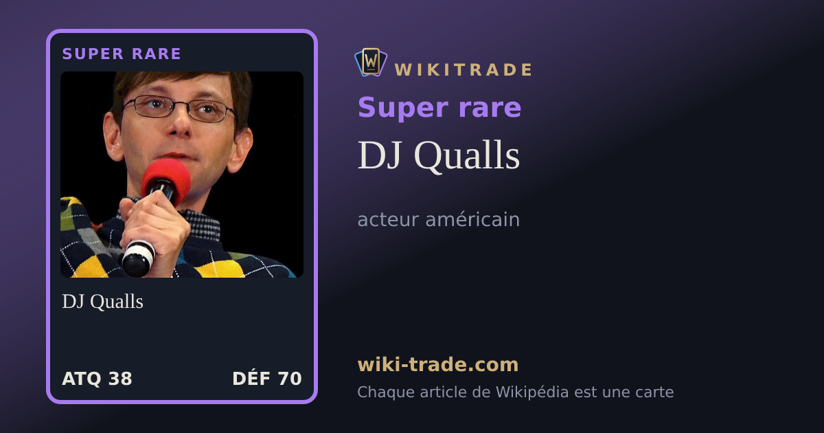 DJ Qualls — carte Super rare