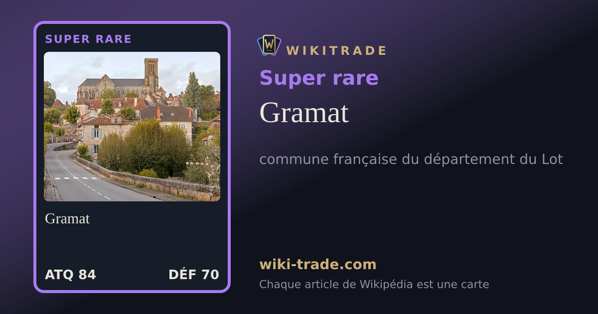 Gramat — carte Super rare