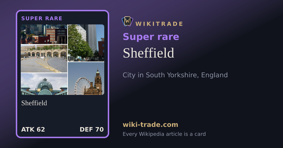 Sheffield — Super rare card