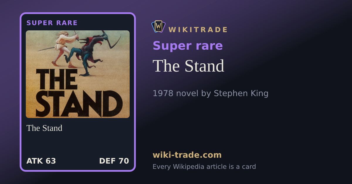 The Stand — Super rare card