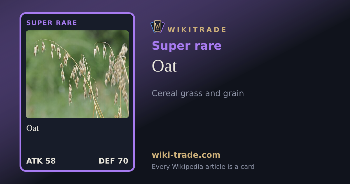 Oat — Super rare card
