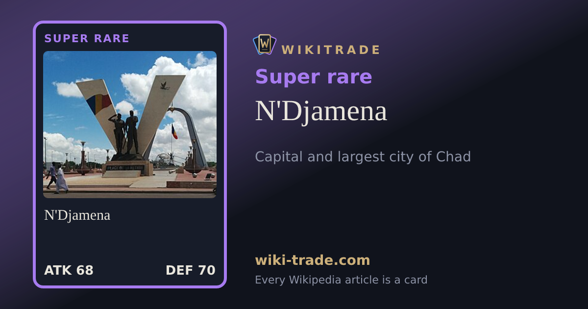 N'Djamena — Super rare card