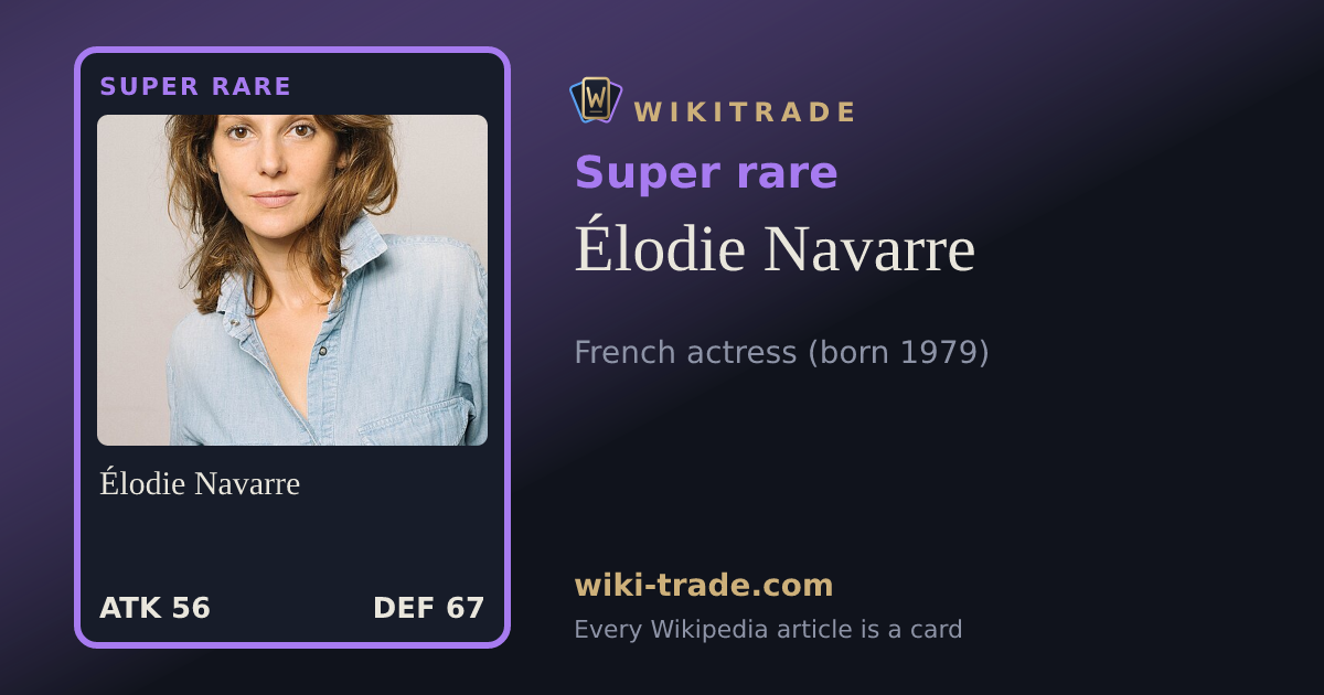Élodie Navarre — Super rare card