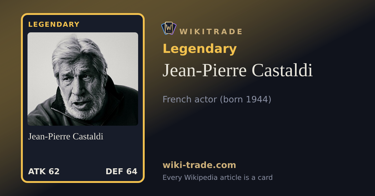 Jean-Pierre Castaldi — Legendary card