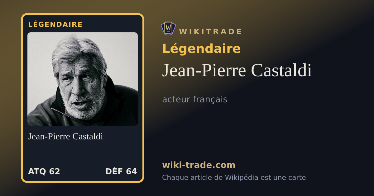 Jean-Pierre Castaldi — carte Légendaire