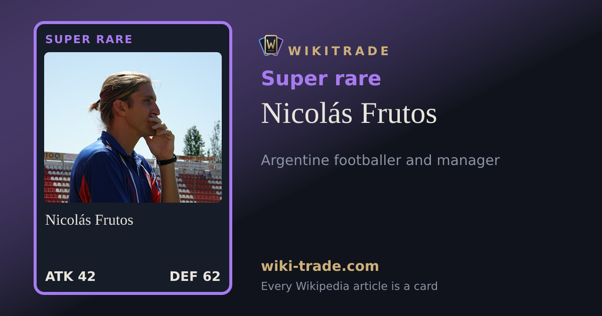 Nicolás Frutos — Super rare card