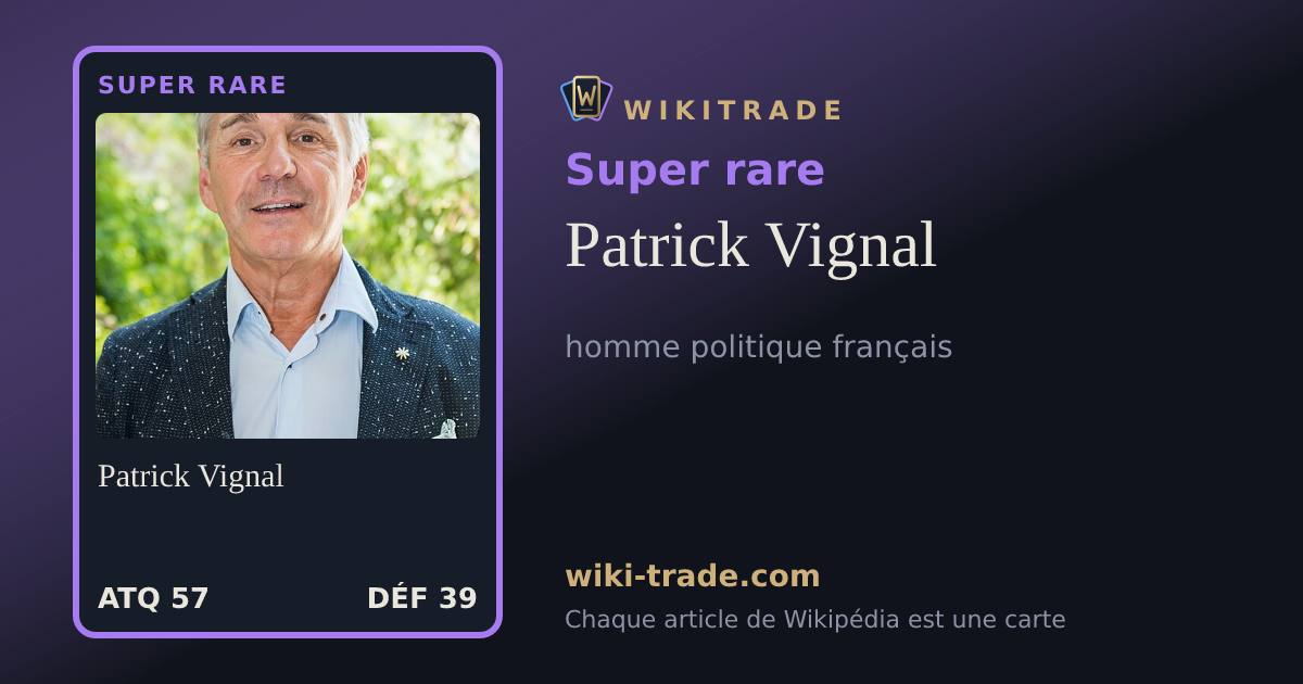 Patrick Vignal — carte Super rare