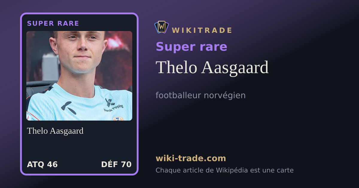 Thelo Aasgaard — carte Super rare