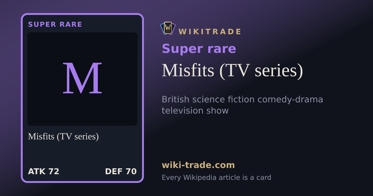 Misfits (TV series) — Super rare card