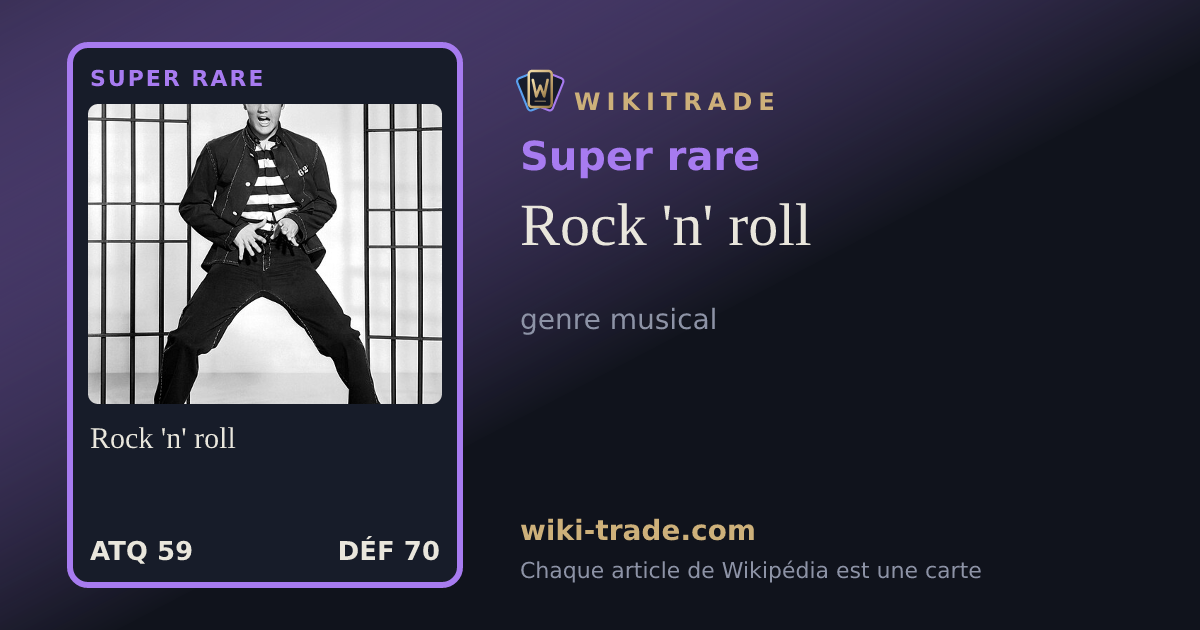 Rock 'n' roll — carte Super rare