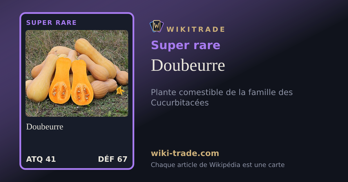 Doubeurre — carte Super rare