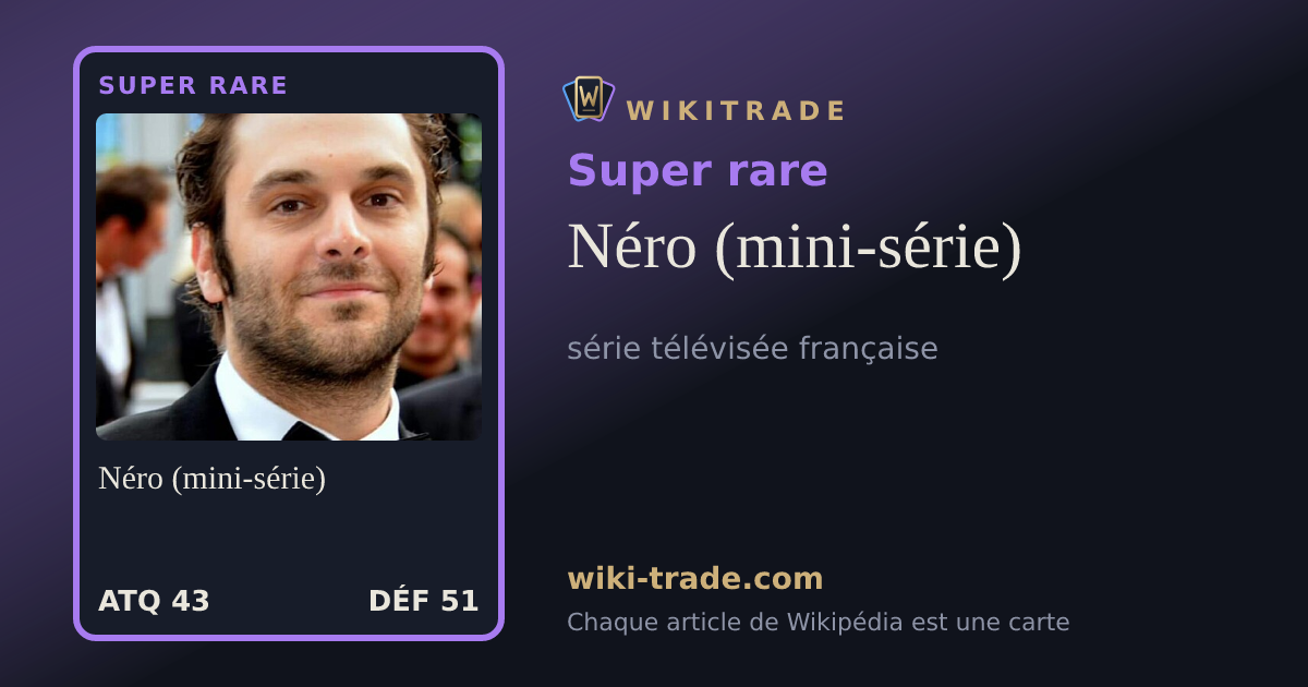Néro (mini-série) — carte Super rare