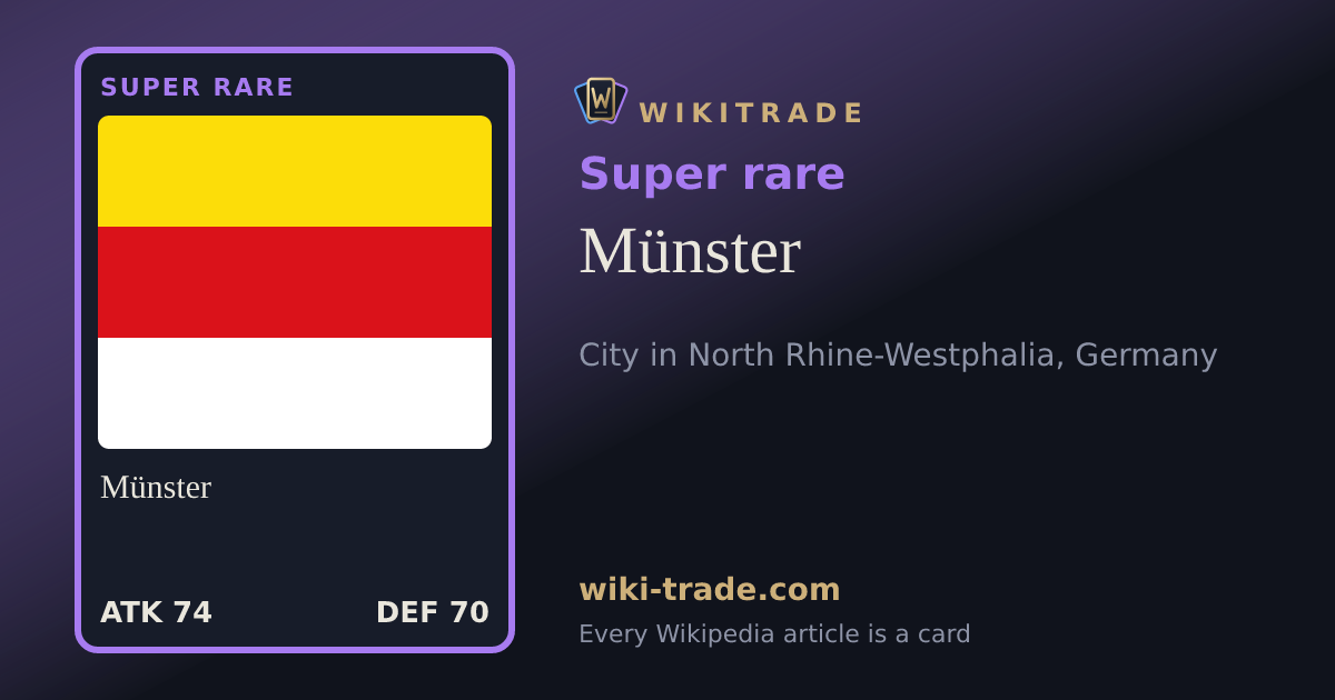 Münster — Super rare card