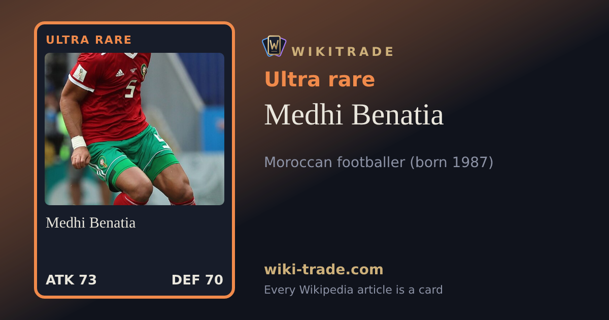 Medhi Benatia — Ultra rare card