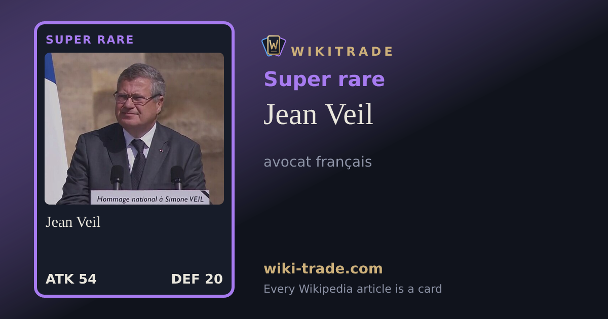 Jean Veil — Super rare card