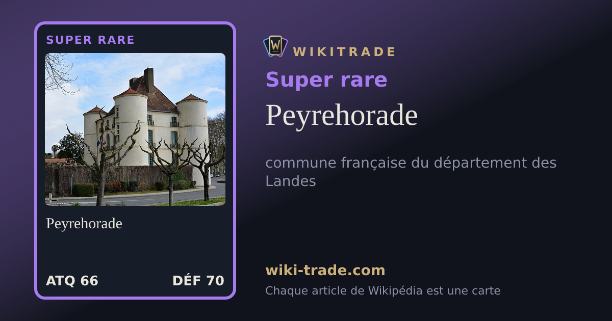 Peyrehorade — carte Super rare