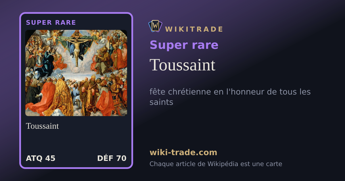 Toussaint — carte Super rare