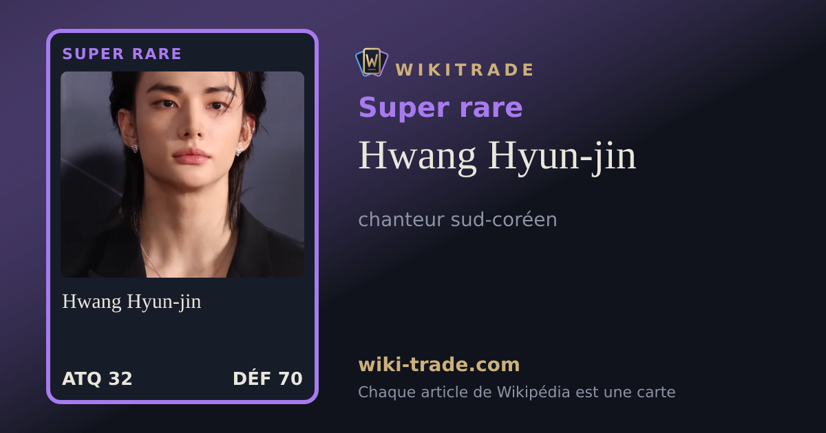 Hwang Hyun-jin — carte Super rare