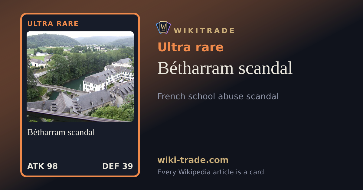 Bétharram scandal — Ultra rare card