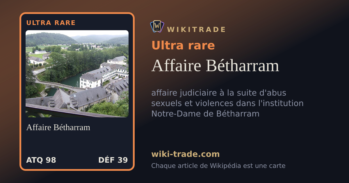 Affaire Bétharram — carte Ultra rare