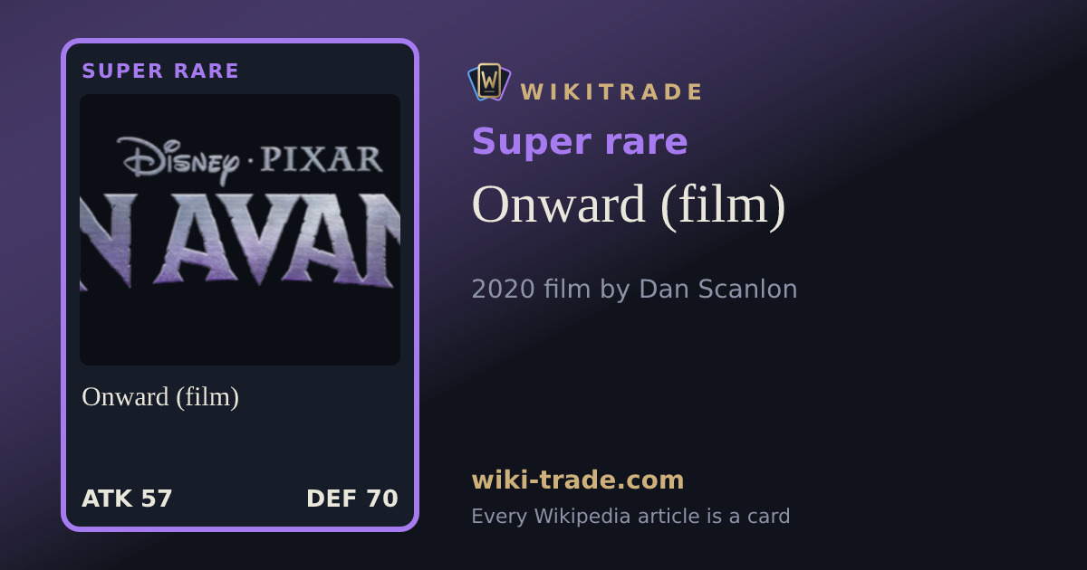 Onward (film) — Super rare card