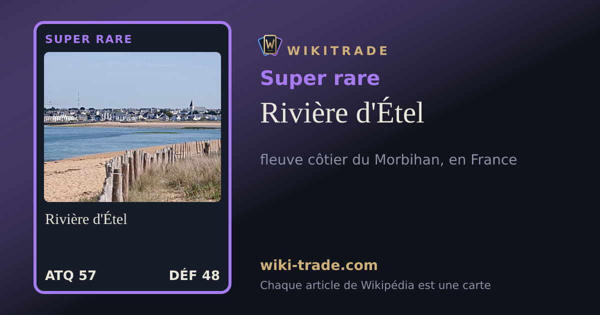 Rivière d'Étel — carte Super rare