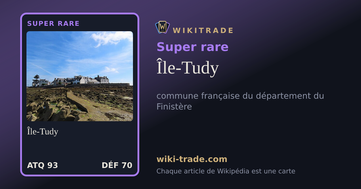 Île-Tudy — carte Super rare