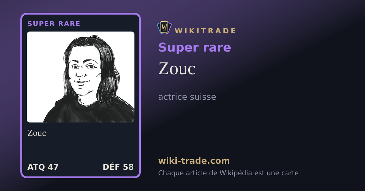 Zouc — carte Super rare