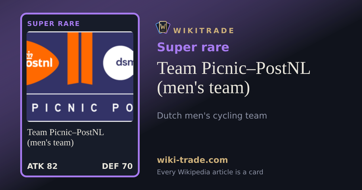 Team Picnic–PostNL (men's team) — Super rare card