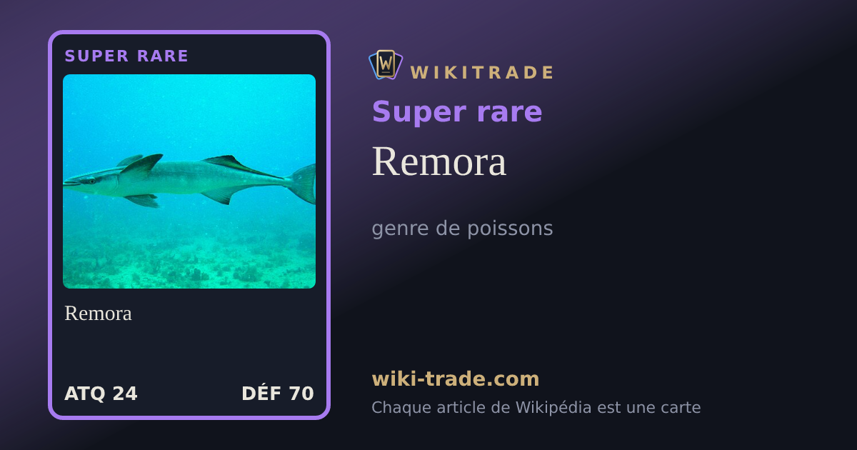 Remora — carte Super rare