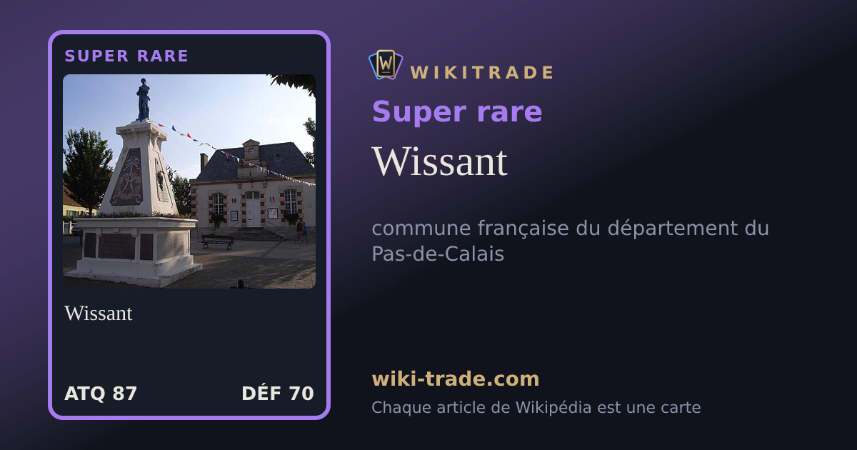 Wissant — carte Super rare