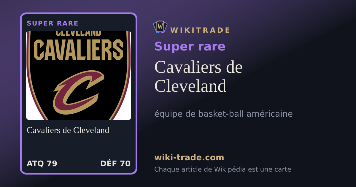 Cavaliers de Cleveland — carte Super rare