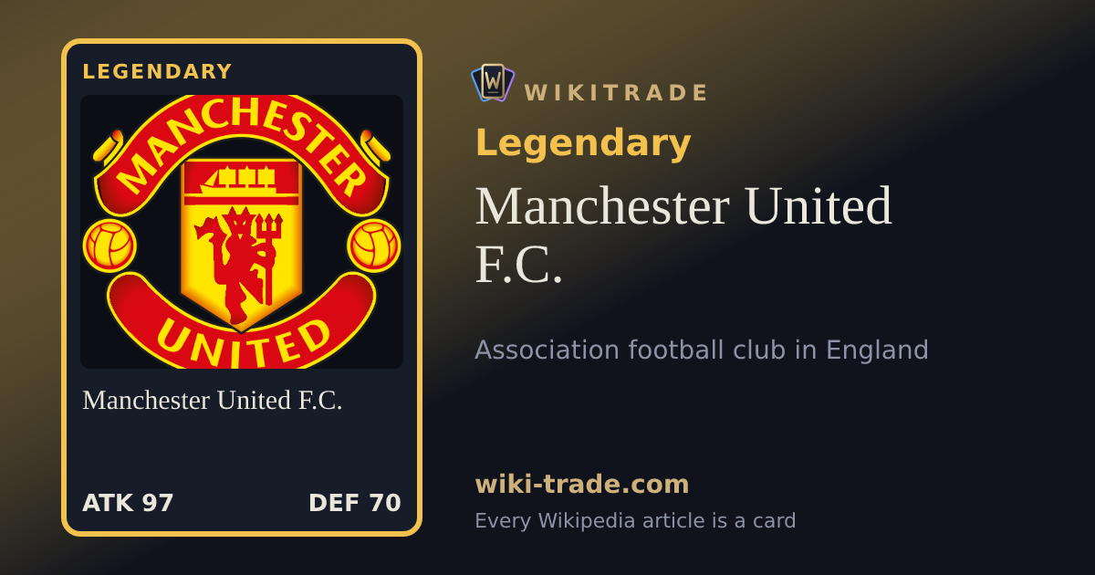 Manchester United F.C. — Legendary card