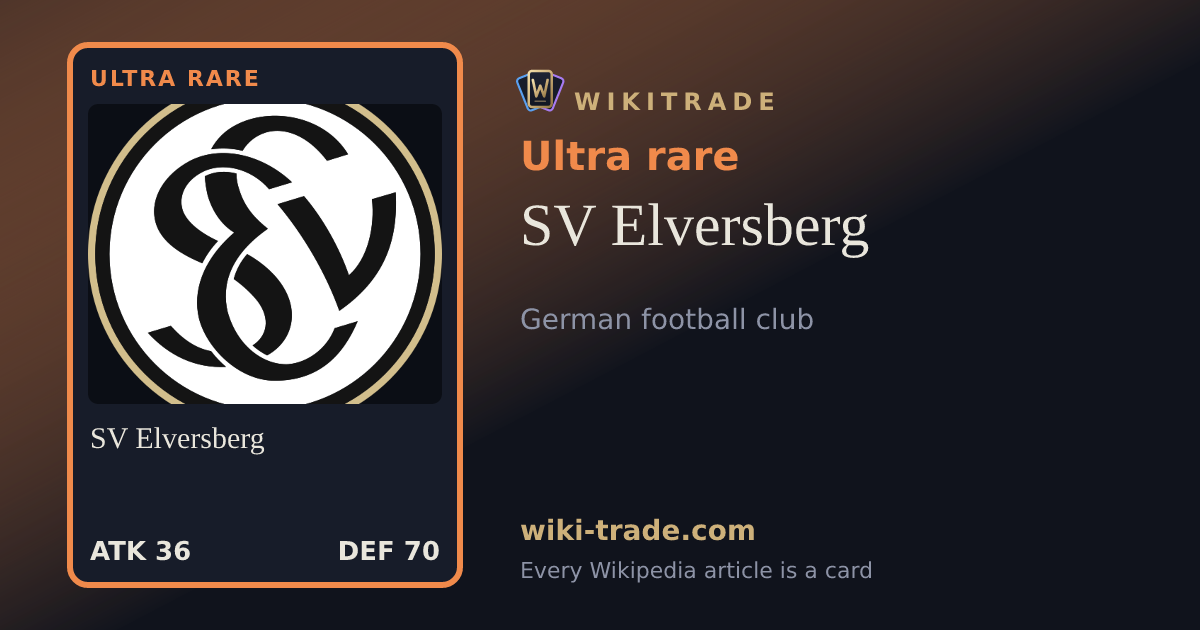 SV Elversberg — Ultra rare card