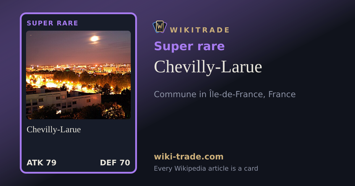 Chevilly-Larue — Super rare card