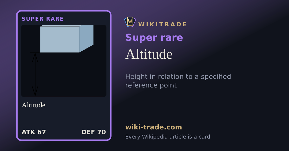 Altitude — Super rare card