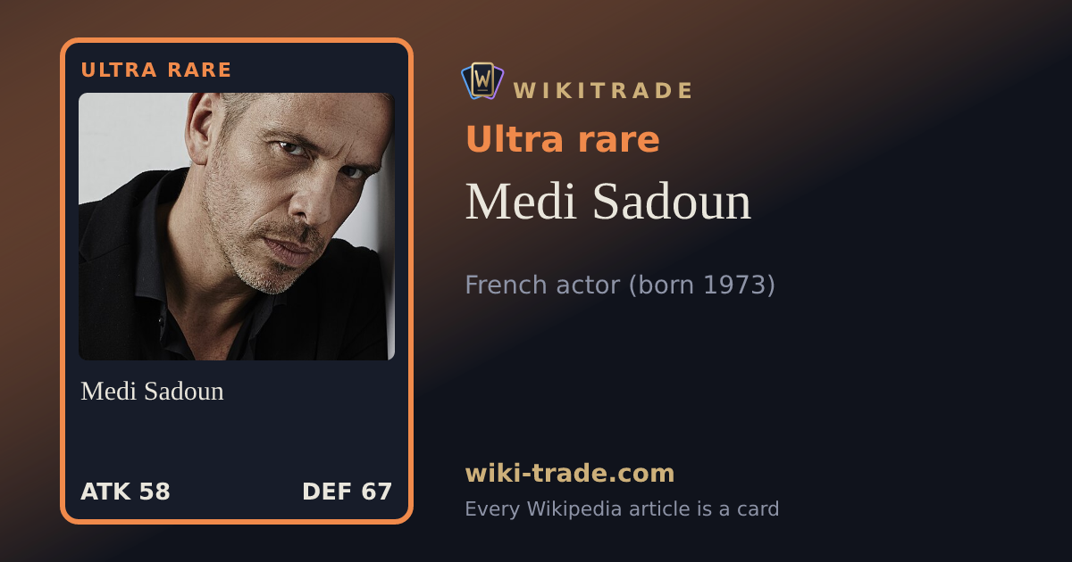 Medi Sadoun — Ultra rare card