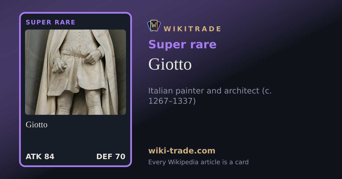 Giotto — Super rare card