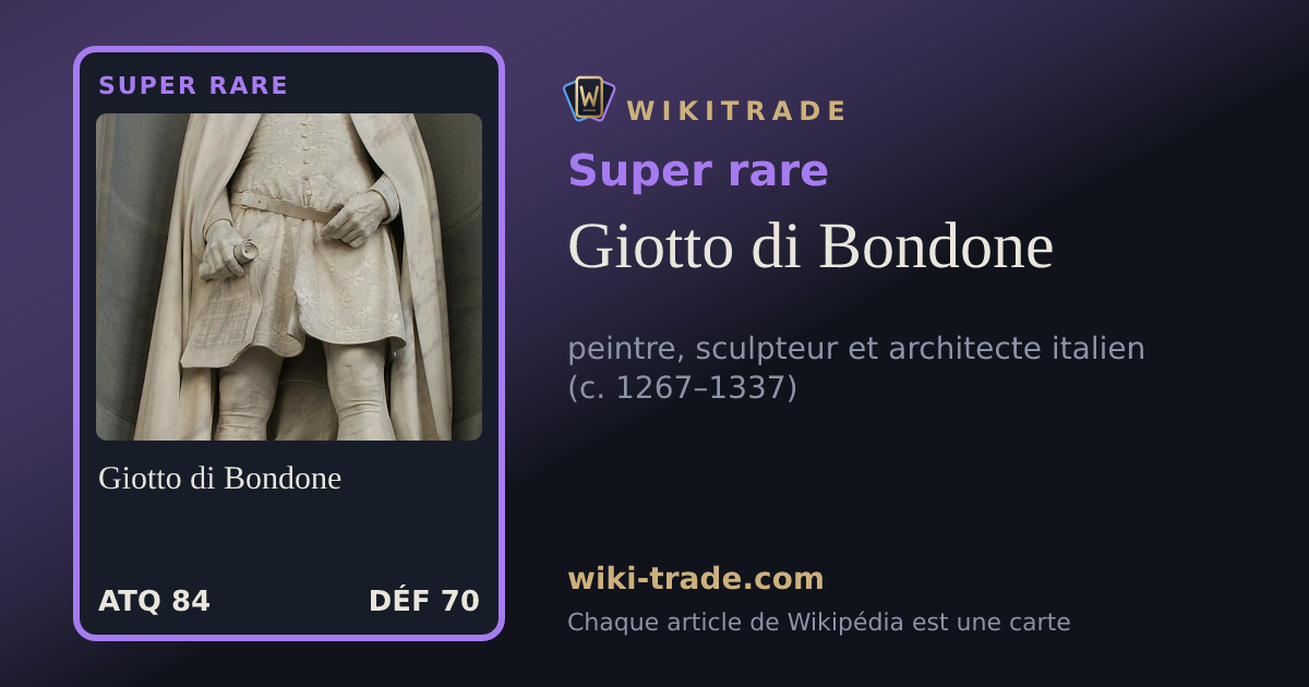 Giotto di Bondone — carte Super rare