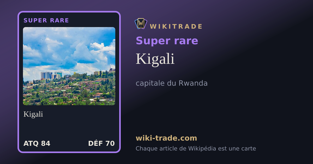 Kigali — carte Super rare