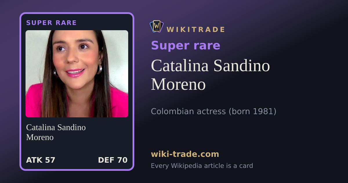 Catalina Sandino Moreno — Super rare card
