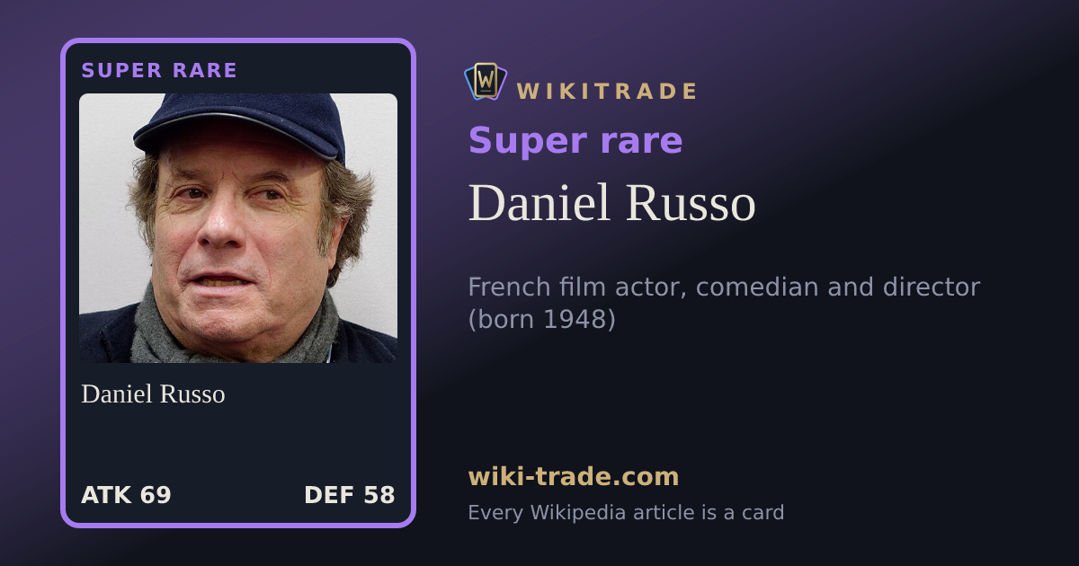 Daniel Russo — Super rare card