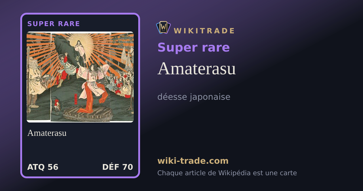 Amaterasu — carte Super rare