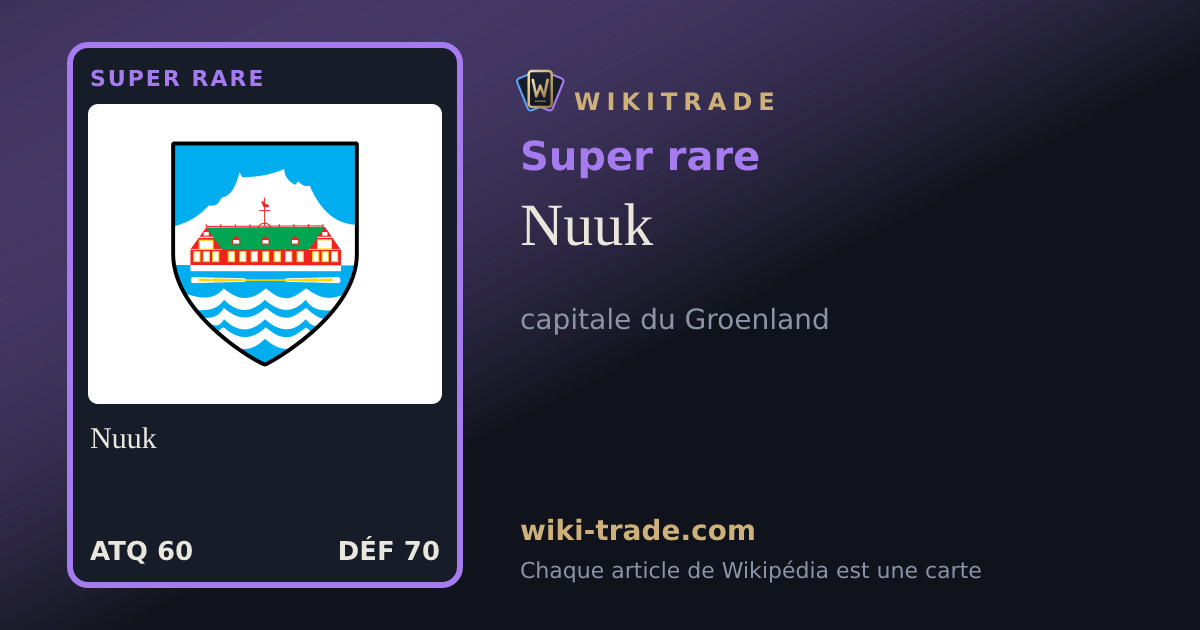 Nuuk — carte Super rare