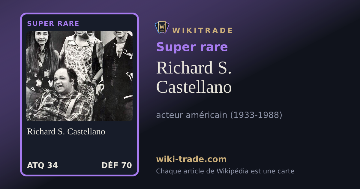 Richard S. Castellano — carte Super rare