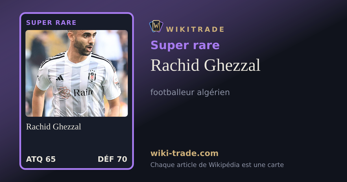 Rachid Ghezzal — carte Super rare