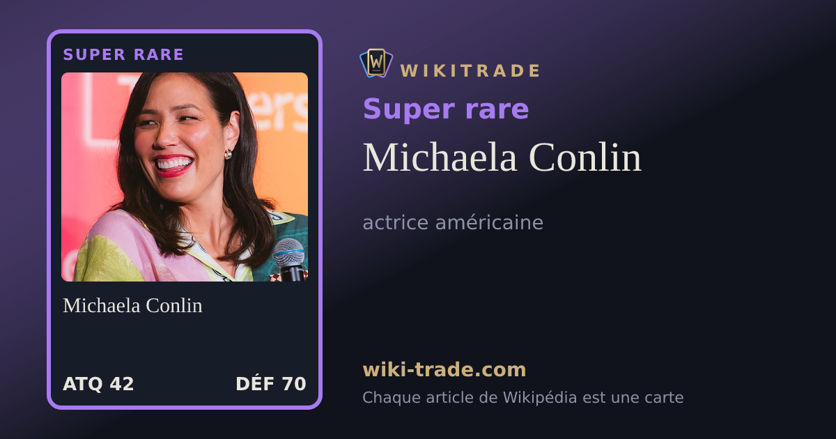Michaela Conlin — carte Super rare