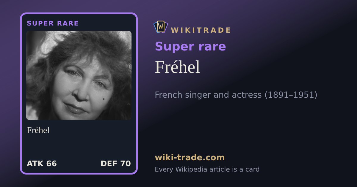 Fréhel — Super rare card