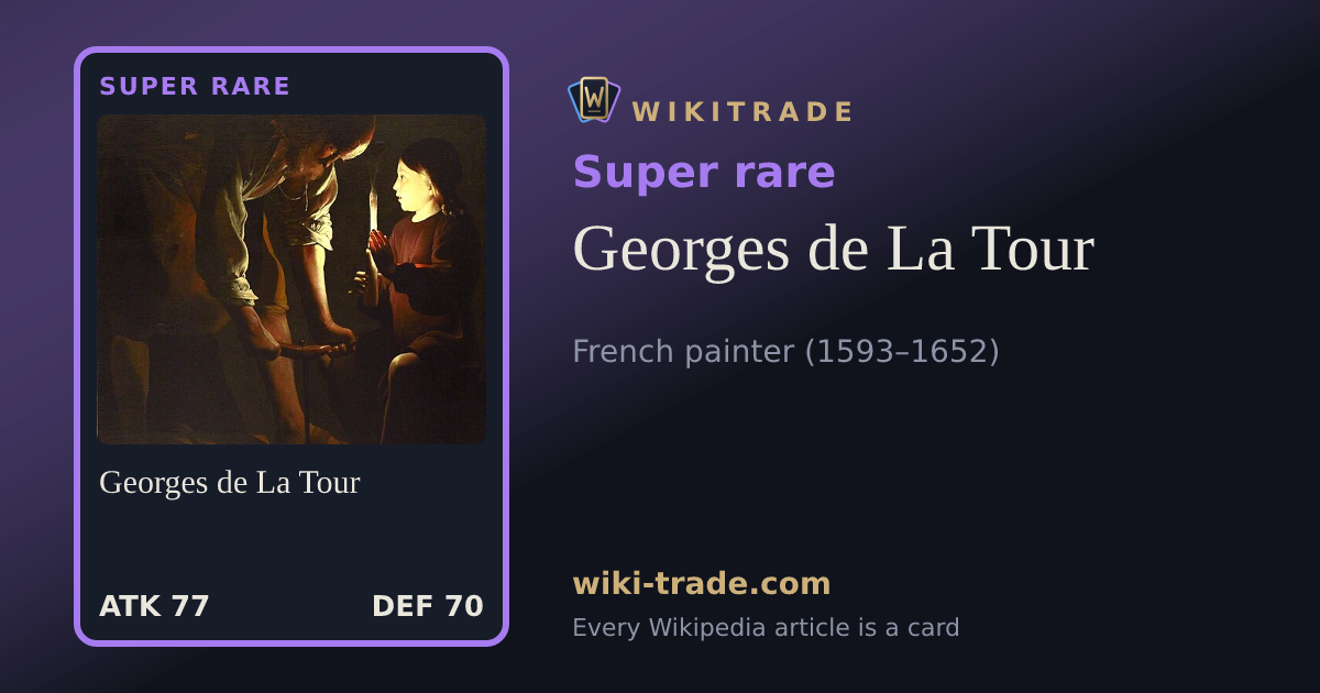 Georges de La Tour — Super rare card
