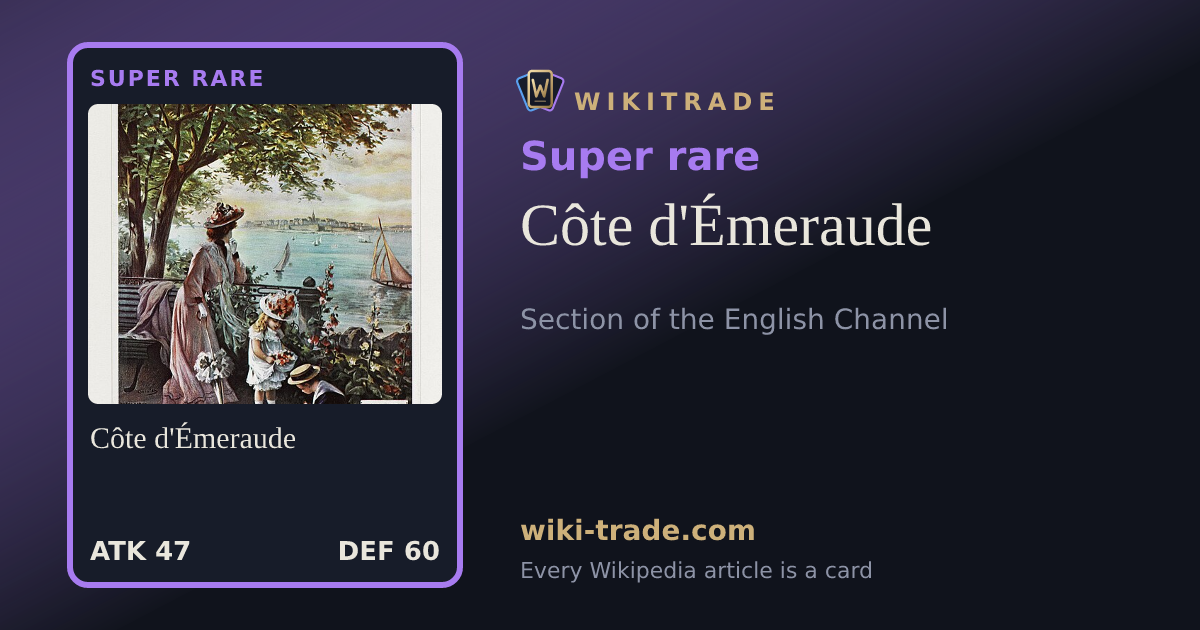 Côte d'Émeraude — Super rare card